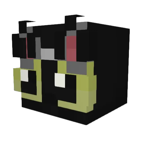 Starstruck42 Minecraft avatar head, 3D render