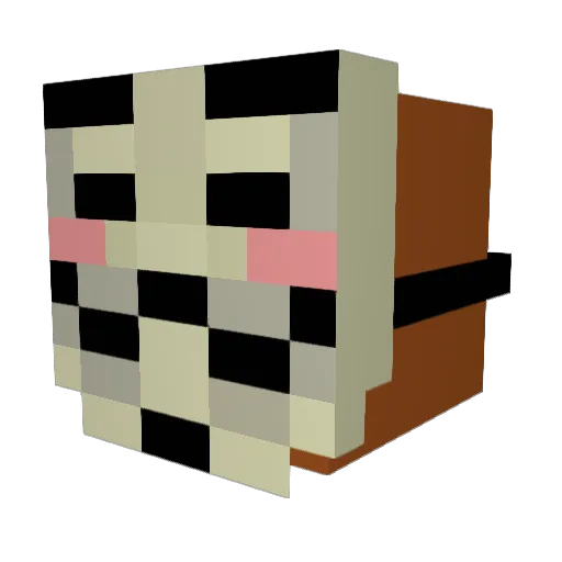 Start__711 Minecraft avatar head, 3D render