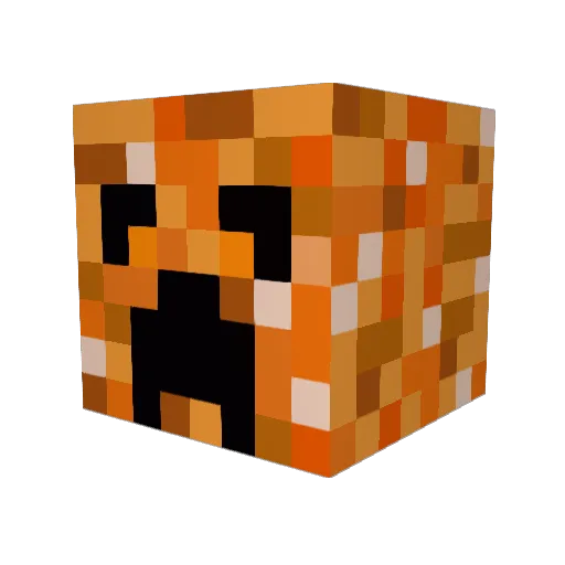 StartledSousa Minecraft avatar head, 3D render