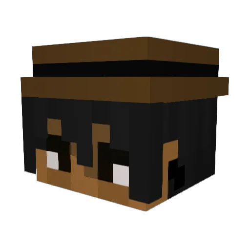 Staruch1971 Minecraft avatar head, 3D render