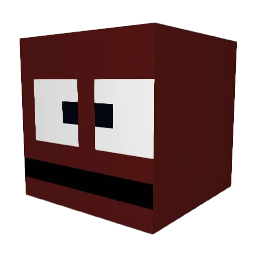 Starv1nMarv1n Minecraft avatar head, 3D render