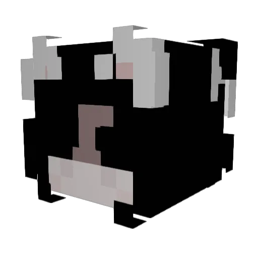 StarvedEmo Minecraft avatar head, 3D render