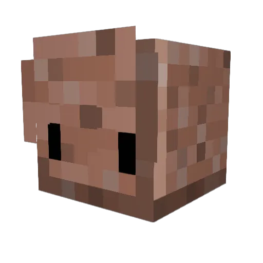 Starveria Minecraft avatar head, 3D render
