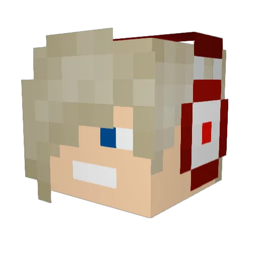 Starwars230 Minecraft avatar head, 3D render