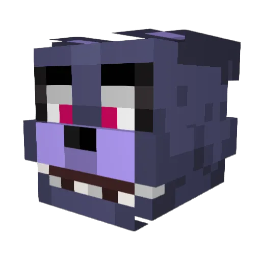 Starweird Minecraft avatar head, 3D render