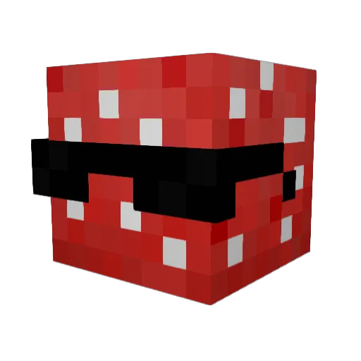 Stary_Grzyb Minecraft avatar head, 3D render