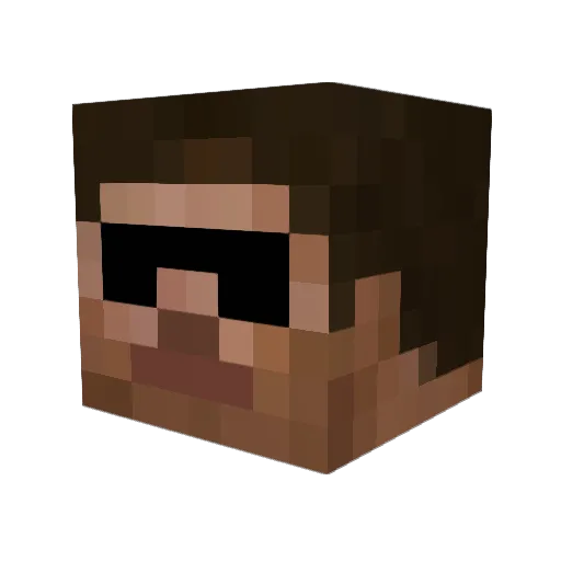 StarzJR1 Minecraft avatar head, 3D render
