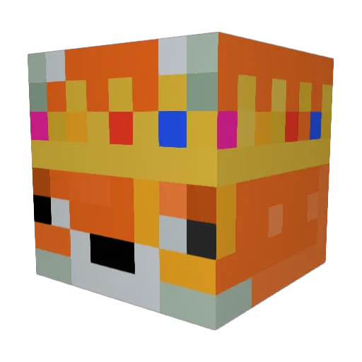 Stas2014hd Minecraft avatar head, 3D render