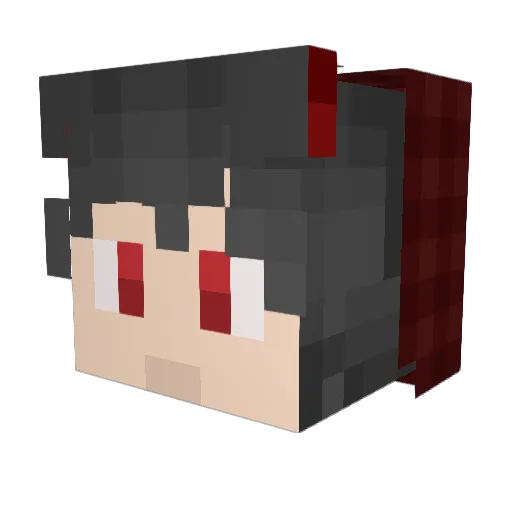 Stas_KILL Minecraft avatar head, 3D render