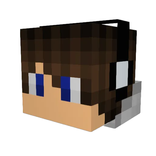 StasisGaming Minecraft avatar head, 3D render