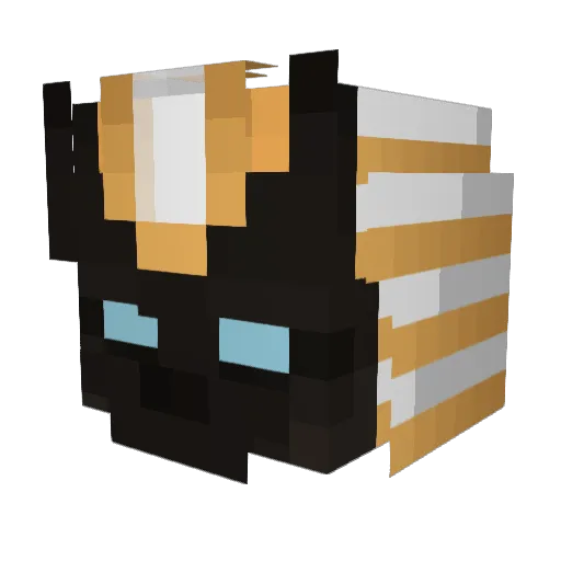 Stasor Minecraft avatar head, 3D render