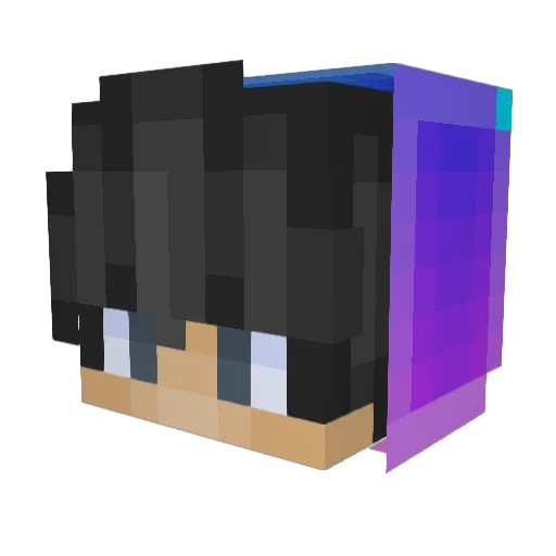 Stass_i Minecraft avatar head, 3D render