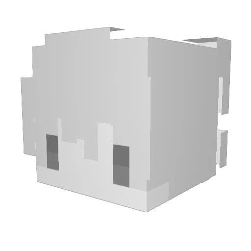 Stasys28 Minecraft avatar head, 3D render