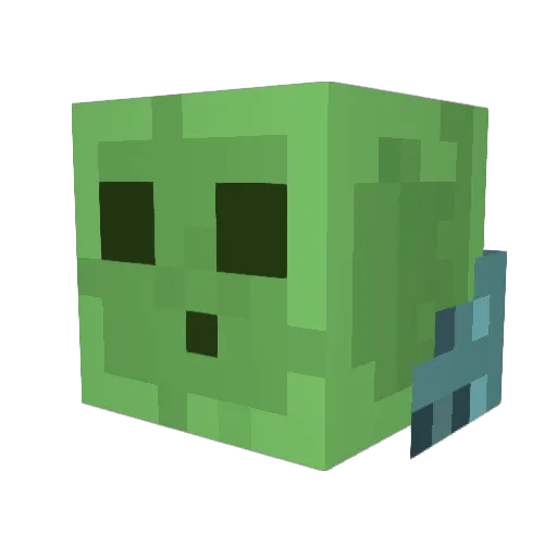 StateSideSlime28 Minecraft avatar head, 3D render