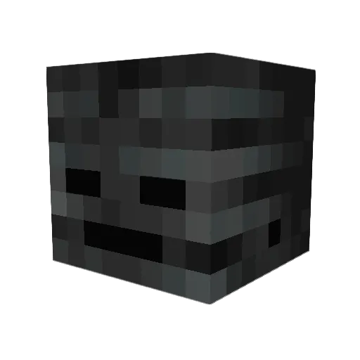 StatelyHydra Minecraft avatar head, 3D render