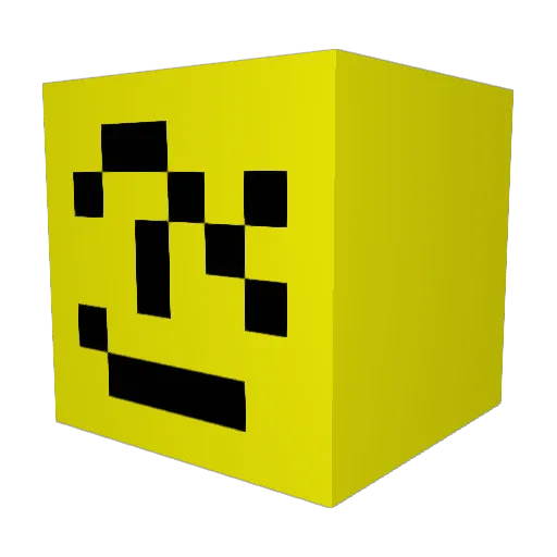 Statesmancat Minecraft avatar head, 3D render