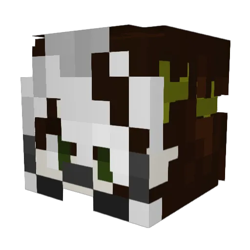 StaticStars_5330 Minecraft avatar head, 3D render