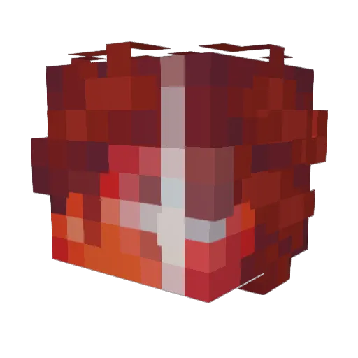 StaticYT_ Minecraft avatar head, 3D render