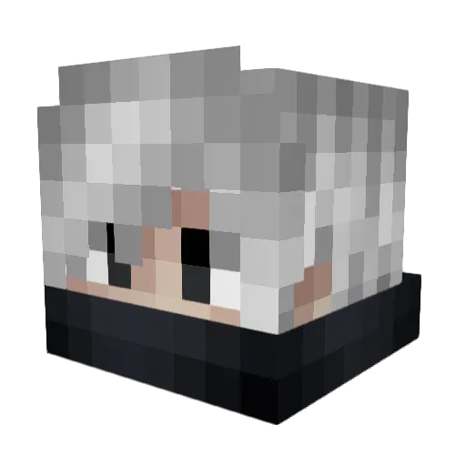 Static_Aero Minecraft avatar head, 3D render
