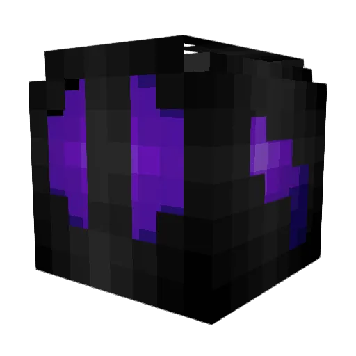 Static_HC Minecraft avatar head, 3D render