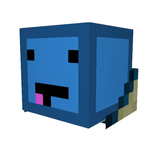 Staticfour Minecraft avatar head, 3D render