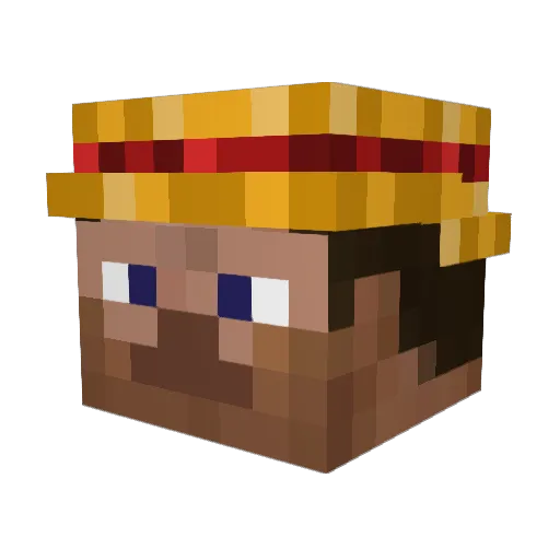 StatorPL Minecraft avatar head, 3D render