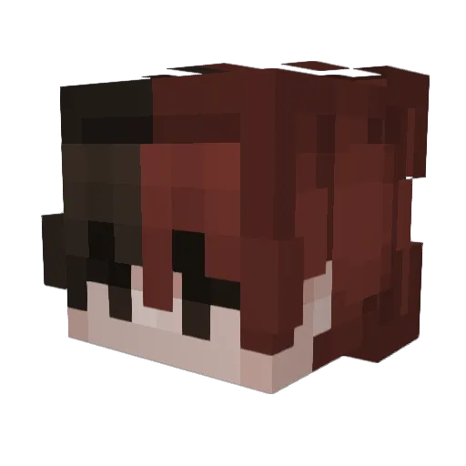 StatueAlarm Minecraft avatar head, 3D render