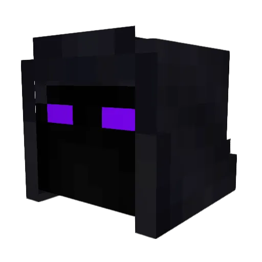 Statuszero Minecraft avatar head, 3D render
