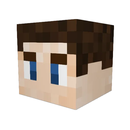 Staudegger Minecraft avatar head, 3D render