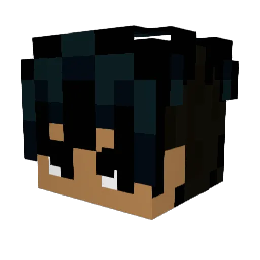 StavMav Minecraft avatar head, 3D render