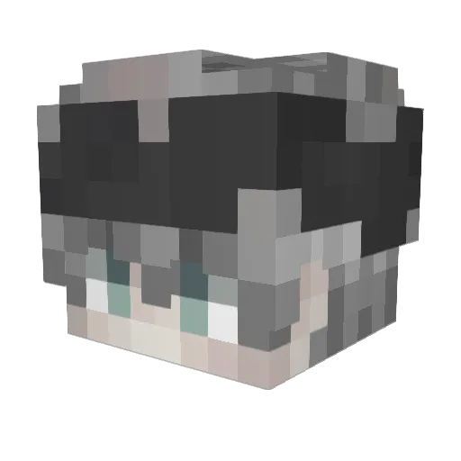 Stav_Grach Minecraft avatar head, 3D render