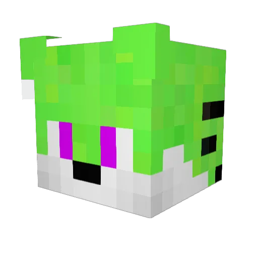 StavrosAnag Minecraft avatar head, 3D render