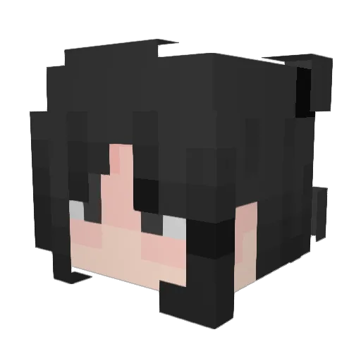 Stavroth Minecraft avatar head, 3D render