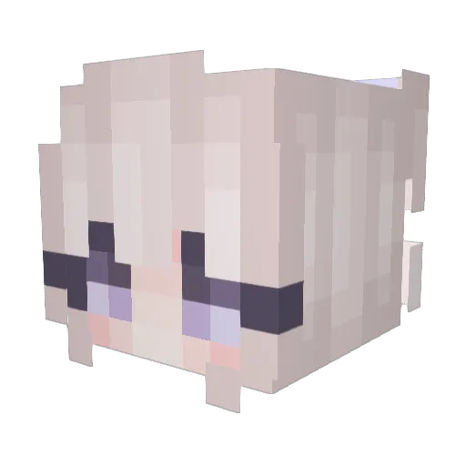 Stawy Minecraft avatar head, 3D render