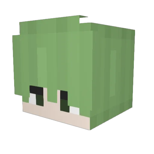 Staxhu1745 Minecraft avatar head, 3D render