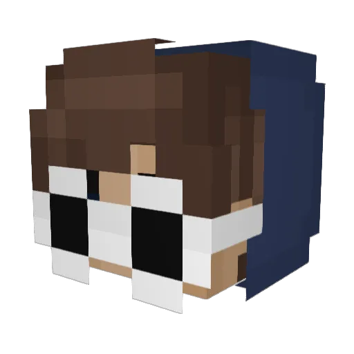 StayGraphics Minecraft avatar head, 3D render