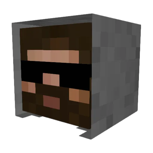 StayMintyHD Minecraft avatar head, 3D render