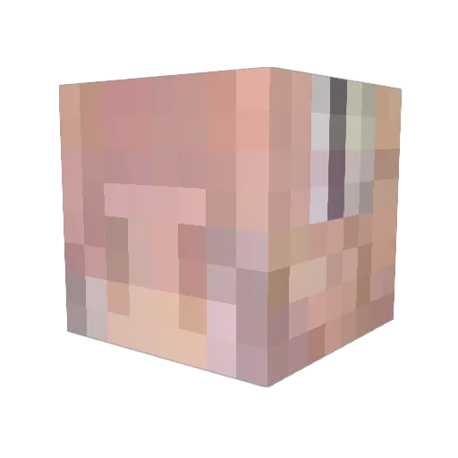 StayModal Minecraft avatar head, 3D render