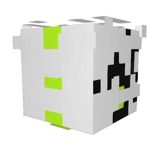 StaySly Minecraft avatar head, 3D render