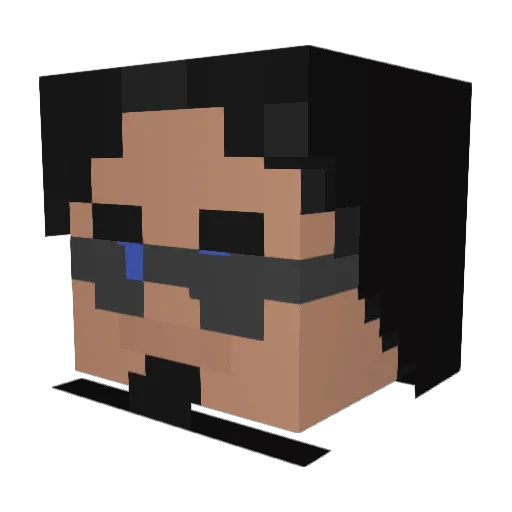 Stay_Rash Minecraft avatar head, 3D render