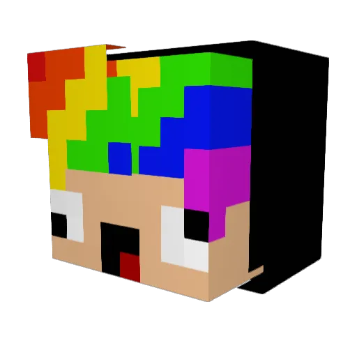 Stayfluffy_ Minecraft avatar head, 3D render