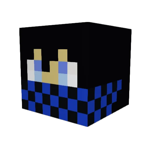 Stayner93 Minecraft avatar head, 3D render