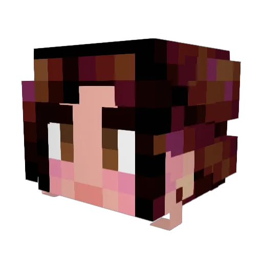 Stayshiny47 Minecraft avatar head, 3D render