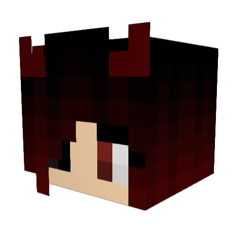 Staysic666 Minecraft avatar head, 3D render