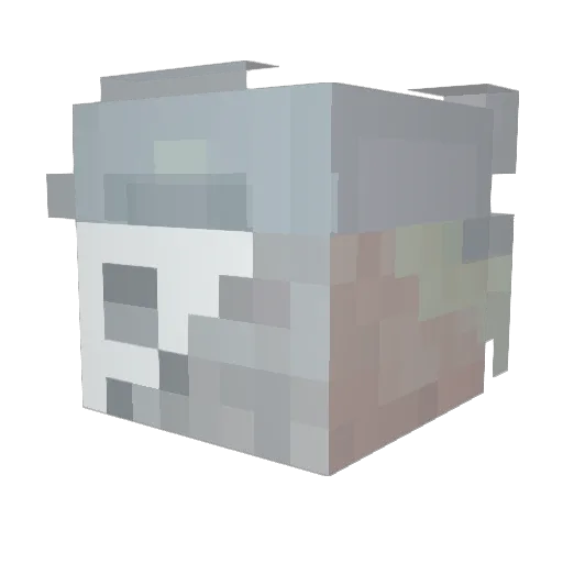 StazixTV Minecraft avatar head, 3D render