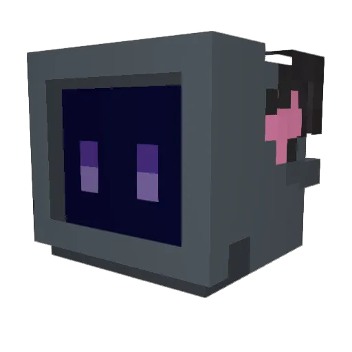 Ste7620 Minecraft avatar head, 3D render