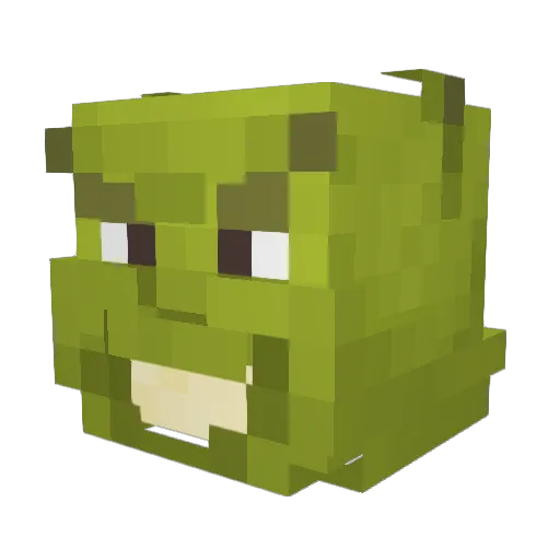 SteB86 Minecraft avatar head, 3D render