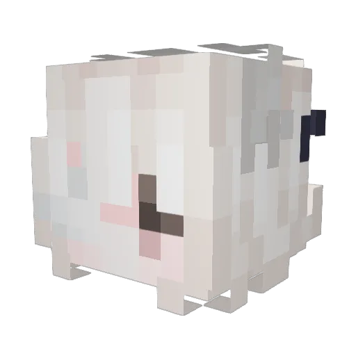 SteIIs Minecraft avatar head, 3D render