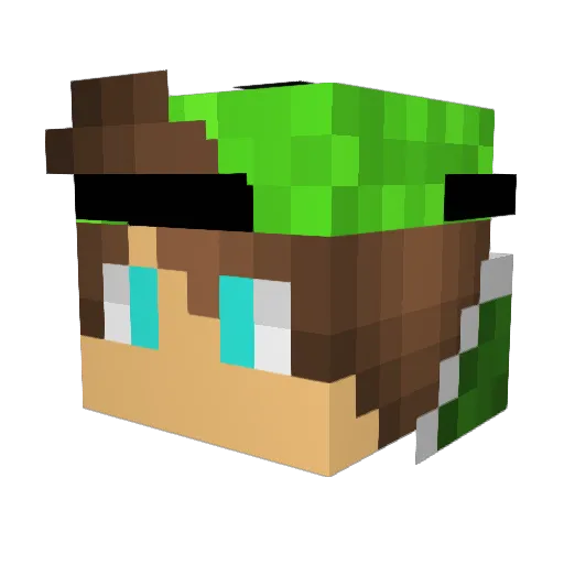 StePaN2010 Minecraft avatar head, 3D render