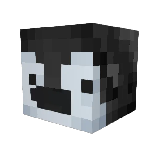 Steal_It Minecraft avatar head, 3D render